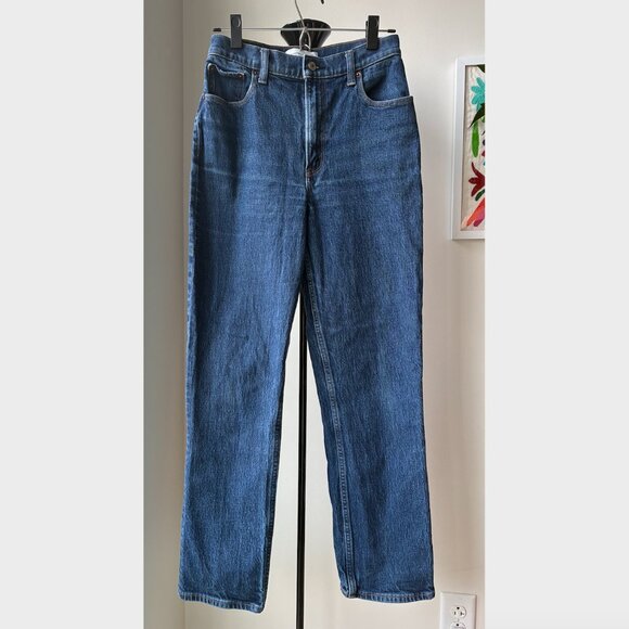 Abercrombie & Fitch The '90s Curve Love Straight Ultra High Rise - Size 27/4 - Picture 5 of 7